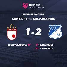Head to head statistics and prediction, goals, past matches, actual form for liga postobon. Santa Fe Vs Millonarios Predictions Preview And Stats