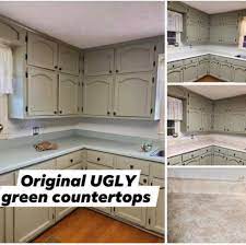 Heirloom Traditions Paint On Instagram Christy Marsh Hall Said Goodbye To Her Uglycounterto Heirloom Traditions Paint Heirloom Traditions Green Countertops