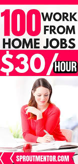 106 Work From Home Jobs Hiring In 2020 Sproutmentor Work From Home Jobs Work From Home Companies Home Jobs