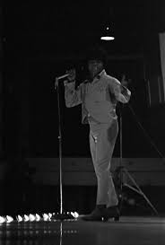 James Brown Performing On Stage At The Alabama State College Arena In Montgomery Alabama Probably During A Rehearsal For A Concert Jim Peppler Southern Courier Photograph Collection Alabama Department Of