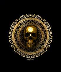 Gold Skull Golden Skull Gold Skull Skull Sticker Skull