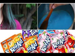 Diy Dip Dye Hair With Kool Aid Works On Dark Hair