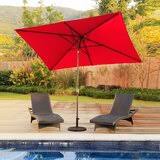 Maybe you would like to learn more about one of these? Outsunny 6 6x5ft Wooden Patio Umbrella Squre Market Parasol Tilt Mechanism 6 Ribs Garden Sunshade Grey Patio Lawn Garden Umbrellas Canopies Shade Urbytus Com