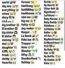 Pick A Nickname Search Baby Daddy Memes On Me Me Cute Names For Boyfriend Snapchat Nicknames Bff Nicknames