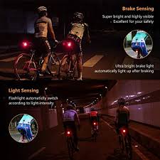 Padonow Smart Bike Tail Light Usb Rechargeable Ultra Bright Brake Sensing Bicycle Rear Lights Light Sense Flashlight Red Back Led Accessories For Road Bikes Easy Mount For Cycling Safety Taillight Barnet Bikes