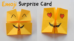 For cards and letters you want to keep: Diy Emoji Day Card Easy Cards To Surprise Fun Paper Craft Ideas To Make Youtube