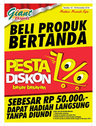 Katalog Giant Ekspres Terbaru Periode 1 30 November 2018 Sudah Terbit Silahkan Di Manfaatkan Promo Promo Dan Diskon Yang Ditawarkan November Periode Pesta