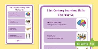 For the last decades, the world's economies and tech industries have undergone a lot of innovations. 21st Century Learning Skills Display Poster Teacher Made