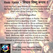 Fear Of A Name Increases Fear Of The Thing Itself Meaning In Hindi Harihara Is Depicted In Art As Split Down The Middle One Half Representing Shiva The Other Half Representing Vishnu The Vishnu Ha Shiva Vishnu Hindu Mantras