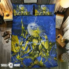 Iron maiden — run to the hills (ed hunter 1999). Skull Iron Maiden 0920 4 Bedding Set Cover Blr