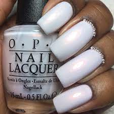 Opi Oh My Majesty On Dark Skin Pearl White Nail Polish On Dark Skin Nail Polish On Dark Skin Nails Nail Colors Nail Designs Summer Acrylic