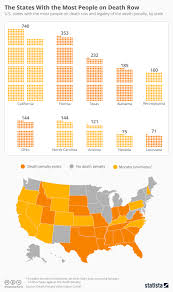 chart california the state with most death row inmates