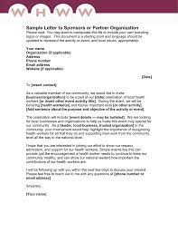 43 perfect landlord statement forms (& letters). Sample Letter To Sponsors Or Partner Organization