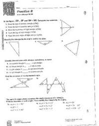 The great thing about the triangle congruence is that it does not only apply to our daily lives. Congruent Triangles Lesson Plans Worksheets Lesson Planet