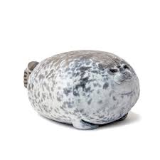Fluffy Plush Seal Pillow Hologlamor Plush Pillows Plush Cute Plush