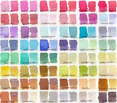 Distress Ink And Distress Oxide Ink Watercolor Chart Complete Distress Ink Distress Oxide Ink Distress Ink Techniques