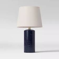 Shop For Striped Lamp Shade Online At Target Free Shipping On Orders Of 35 And Save 5 Every Day With Your Target Redc In 2020 Lamp Linen Lamp Shades Blue Lamp Base