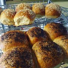 S.rosen's mary ann sesame hamburger bun 8 ct. Low Sodium Salt Free Hamburger Buns