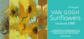 He painted sunflowers as no one before him had ever done. Focus On Facebook Sunflowerslive Reuniting Van Gogh S Five Sunflowers On Social Media Europeana Pro