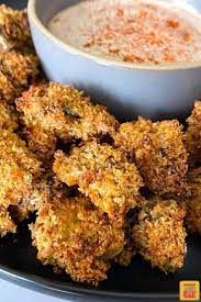 Easy Air Fryer Mushrooms Recipe Recipe Air Fryer Recipes Healthy Mushroom Recipes Stuffed Mushrooms