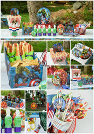 7 Year Old Boy Birthday Party Ideas At Home How To Host A Marvel Avengers Birthday Party On A Budget Marvel Birthday Party Avengers Birthday Superhero Birthday Party