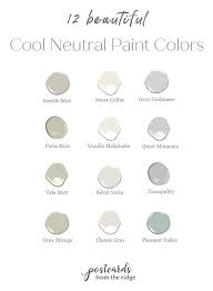 Cool Neutral Paint Colors