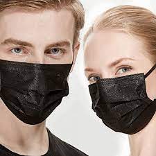 Μάσκα Χειρουργική μιας Χρήσης 3ply Μαύρη 50τεμ - Μάσκες Προστασίας Ενηλίκων  μιας Χρήσης - Protect Store