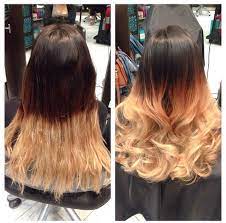 Before And After Color Correction Of A Botched Ombre Gone Good By Master Stylist Jamie The Goal For This Ombre Was To Break Carlton Hair Hair Long Hair Styles