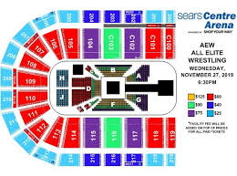 seating charts sears centre arena sears centre