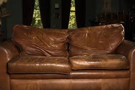 sinking sofa specialist in leather