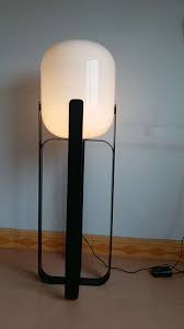 The height is 160cm and the base is made out of marble. White Frosted Glass Floor Lamp Wina Lighting Co Ltd Ecplaza Net