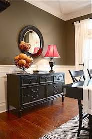Our first attempt at chair rail ended up looking something like the picture below and this actually looks tame compared to the eight foot piece. 16 Crowm Molding Chair Rail Faux Wainscoting And Trim Ideas Faux Wainscoting Wainscoting Chair Rail