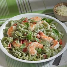 High protein foods are great for diabetes because not only does protein help stabilize blood sugar, it also plays a role in satiety (feeling more full). Skinny Shrimp Fettuccine Alfredo Diabetic Recipe Diabetic Gourmet Magazine