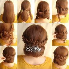 How To Diy Elegant Braids And Chignon Hairstyle