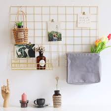 This unique metal wall art piece can be a perfect accent for your kitchen, breakfast nook, or restaurant. Clips Set Of 2 Songmics Grid Wall Panels Metal Mesh Wall Decor Diy Multifunctional Hanging Picture Wall Hemp Cord Photo Wall Display Rose Gold Ulpp02dr S Hook Picture Frames Home Kitchen