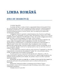 Si din substantiv în adjectiv. Anonim Limba Romana Ora De Gramatica 07 Doc