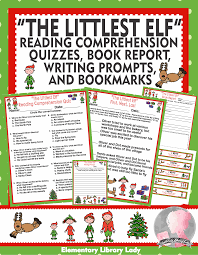 The Littlest Elf Dougherty Book Study Comprehension Quiz Bookmarks Book Study Comprehension Reading Comprehension