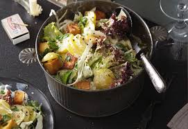 Veganer Kohl Erdapfelsalat Mit Lollo Rosso Und Tofu Frisch Gekocht Rezept Frisch Gekocht Leckere Salate Vegane Gerichte