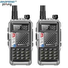 2pcs Baofeng Bf Uvb3 Plus Walkie Talkie Powerful Ham Cb Radio Transceiver 8w 10km Long Range Handheld Radio For Forest Dual Band Walkie Talkie Cb Radio