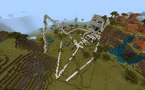 Giant halloween map with skeletons, giant spider, ghost & more. The Latest Minecraft Trend Has Fans Building Creepy Giant Skeletons