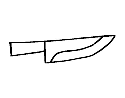 Desenho De Faca Para Colorir Tudodesenhos