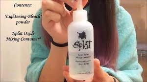 For that small amount of hair, the process seemingly took forever. Splat Purple Desire Hair Dye Tutorial Touch Up Youtube