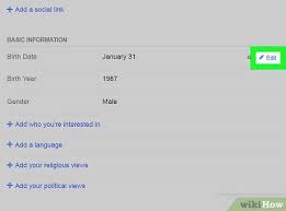 For how to hide birthday on facebook, please open your facebook account, click on about section, then you can simply edit your birthday privacy or you can. How To Hide Your Birthday On Facebook With Pictures Wikihow