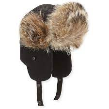 Moncler Fur Trim Trapper Hat Trapper Hats Mens Accessories Hats Fur Trim