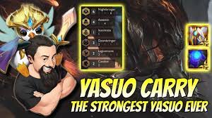 Yasuo Carry The Strongest Yasuo Ever Tft Reckoning Teamfight Tactics Youtube