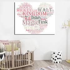 Shareable quote images, infographic, and printable list of disney quotes. Art Hd Print Home Decor Walt Disney Quote Paintings Wall Poster Picture Sfhs Org