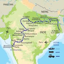 Situation géographique de la rci. Voyage Inde De Mumbai A Kolkata Route Spirituelle De L Inde 26 Jours Routes D Exploration