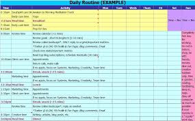 6 Free Office Schedule Templates In Ms Word And Ms Excel