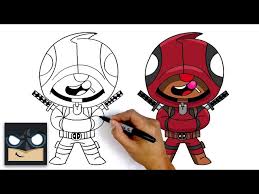 Thought it would be a fun project to create our own brawl stars skin. How To Draw Deadpool Leon Brawl Stars Ø¯ÛŒØ¯Ø¦Ùˆ Dideo