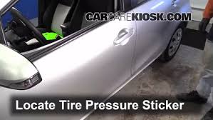 This is equal to 220kpa and 2.2 bar. 2012 2017 Toyota Prius C Jack Up How To 2012 Toyota Prius C 1 5l 4 Cyl
